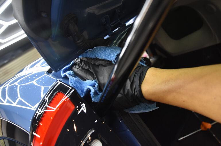トヨタ・シエンタのガラスコーティング１４