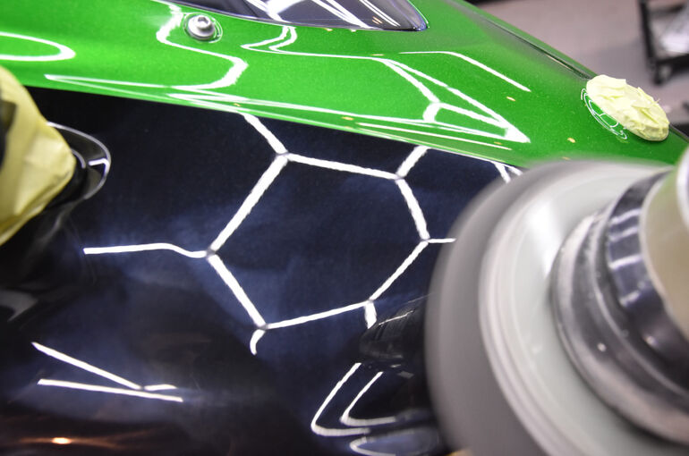 カワサキ・H2SESXのガラスコーティング6