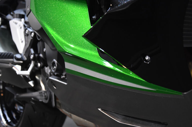 カワサキ・H2SESXのガラスコーティング37