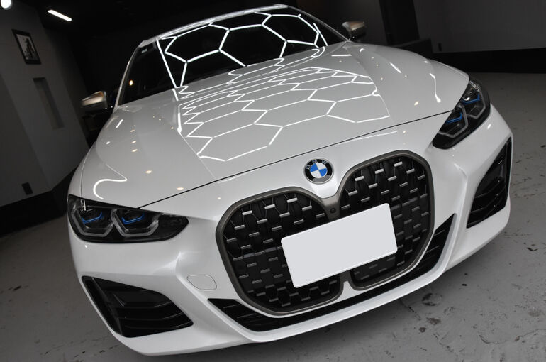 BMWの・440iのカーコーティング施工1
