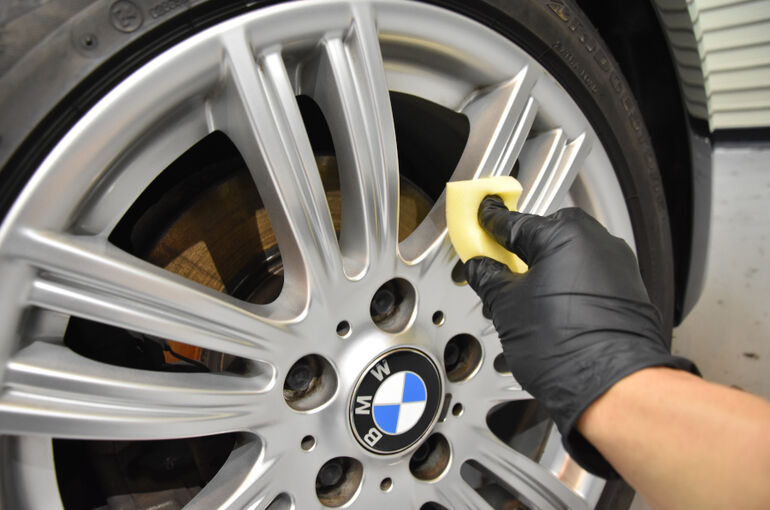 BMW・116iのガラスコーティング２９
